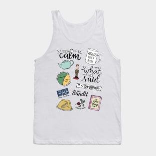 The Office TV Show Art Tank Top